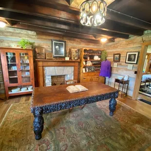 Johnny Cash's formal dining room at his farm hideaway at Bon Aqua's Storytellers Hideaway Farm.