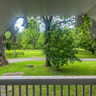 The view from the balcony of what was once Johnny Cash's farm! VisitHideawayFarm.com