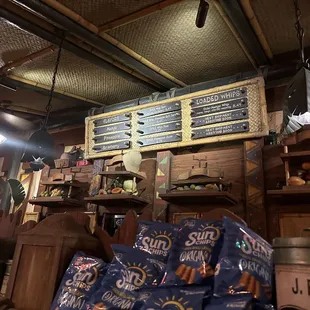 the inside of a store