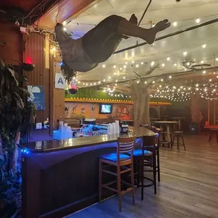 Crazy hanging art