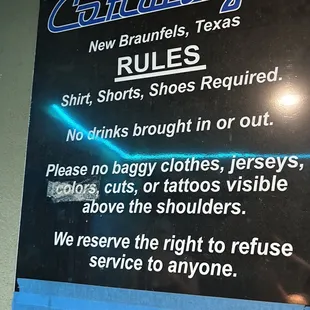 a sign for a restaurant