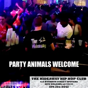 a group of people at a party