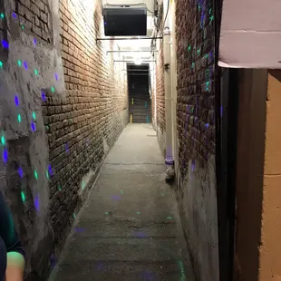 outside