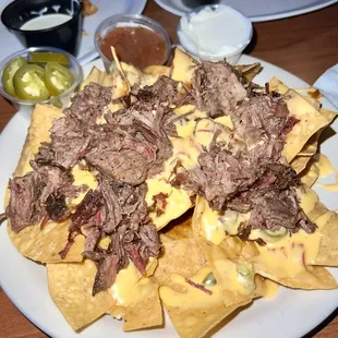 Brisket Nachos soooooo good!