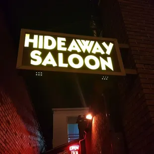 Hideaway saloon  visit during bardstown road aglow.