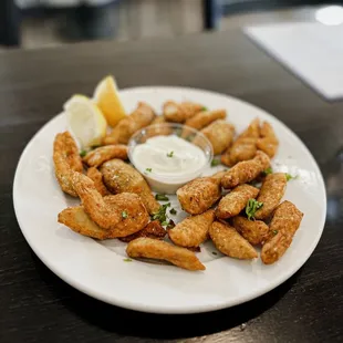 Fried artichoke hearts