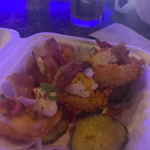 &quot;The Hideout&quot; Fried Deviled Eggs with Bacon