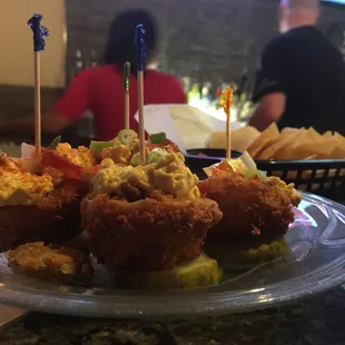 Fired Devil Eggs