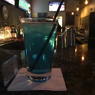 Blue motorcycle
