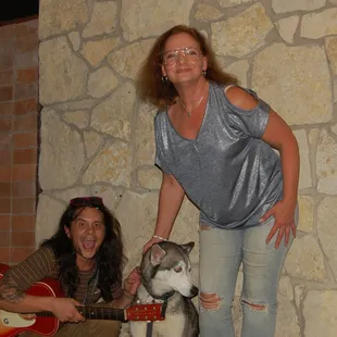 My Date, Camron &amp; his dog