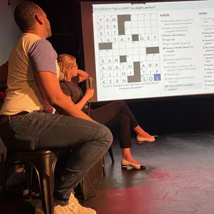 Crosswords with comedians