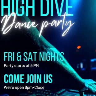 The High Dive Bar in Merced, California for Dancing and drinks