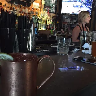 I&apos;m partial to the Moscow Mules...and the comic relief from this bartender.