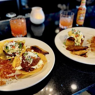 Huevos and cornbread bennie