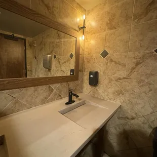 Clean restroom
