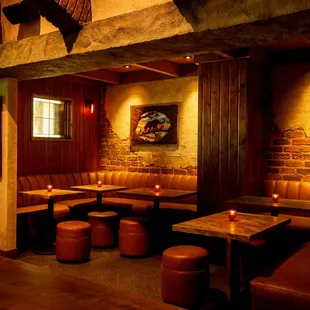 the interior of a restaurant