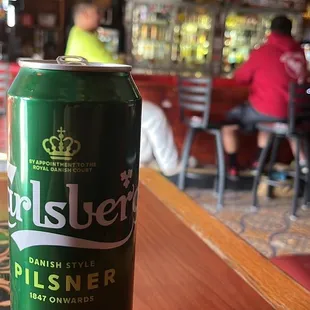 Carlsberg beer served here!