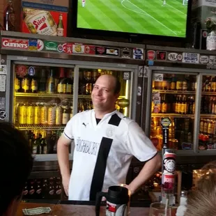 The place for soccer, Joe is the man.