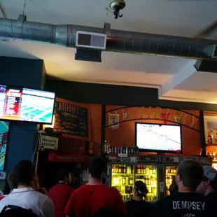 2 soccer matches at once...