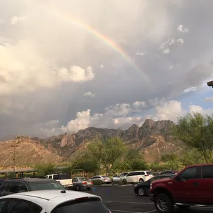 Walmart parking lot down the street from the Highlands.