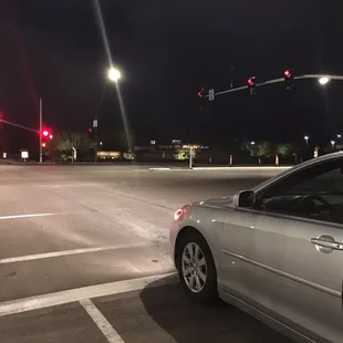 Street corner shot down the street from the Highlands.