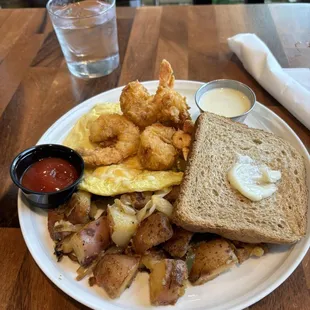 Fried Shrimp Omelette