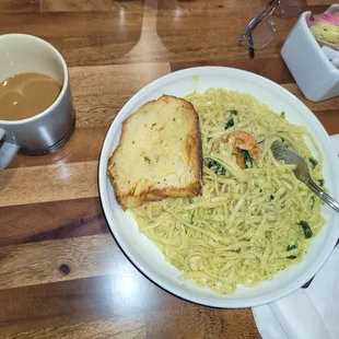 shrimp linguini highlands cafe SE DC