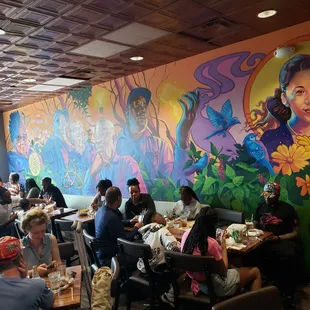 The beautiful atmosphere at Highland Café and Grill