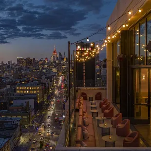 Evening on the Outdoor Patio