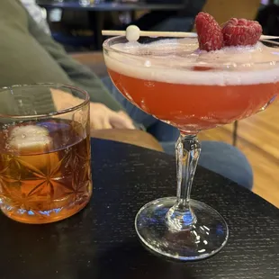 Dexter Old Fashioned and Clover Vanilla Club