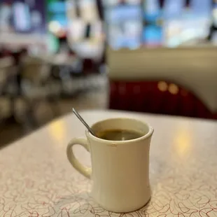 Delicious black coffee