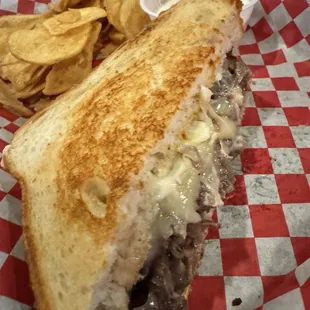 Philly Cheese Steak Sandwich