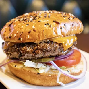 a cheeseburger