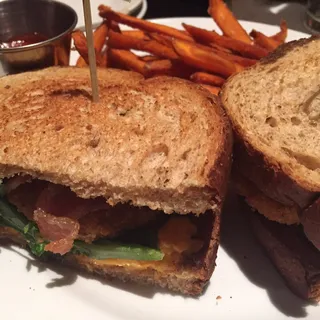 Fried Green Tomato BLT sandwich