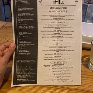 New menu 6.18