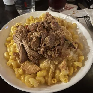 Tavern Baked Mac and Cheese (with Pulled Pork)