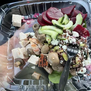 Salad bar masterpiece!