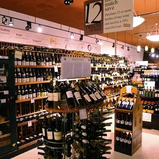 Wine department.