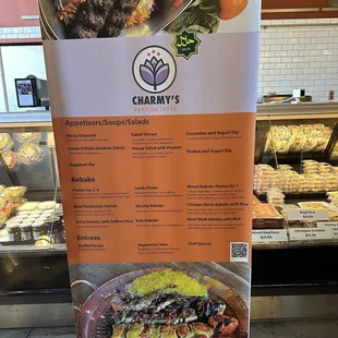 menu, burritos and wraps