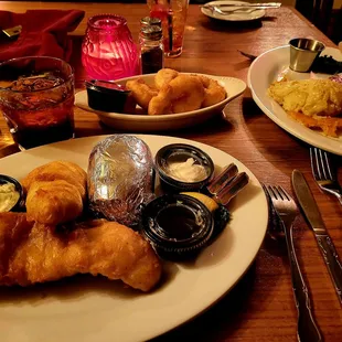 Walleye &amp; prime rib