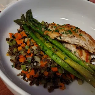 Chicken with wild rice