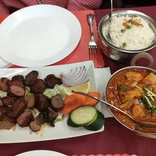 Lamb Tandoori Sekuwa &amp; Chicken Curry Nepali Style