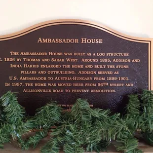Ambassador House history