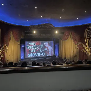Stage at Fox Theater. Picture taken up on Balcony
