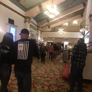 Lobby beer wine &amp; popcorn