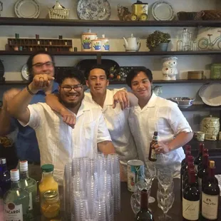 The General Store where we kept the buffet and drinks. My sons were the bartenders.