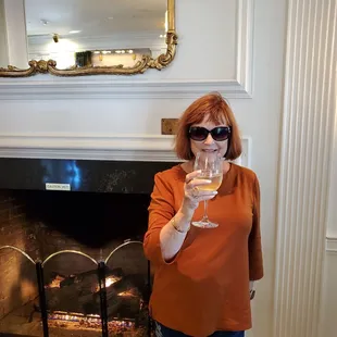 In the bar