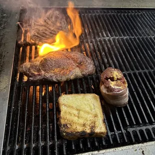 Filet mignon and ribeye