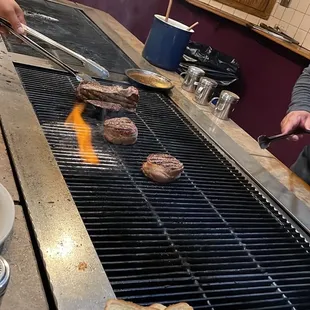Grilling area