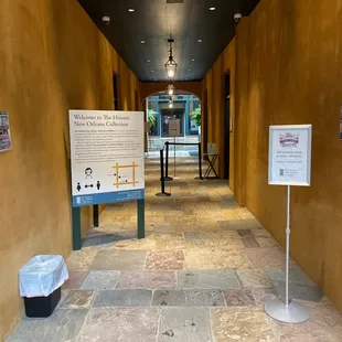 Carriage way entry
